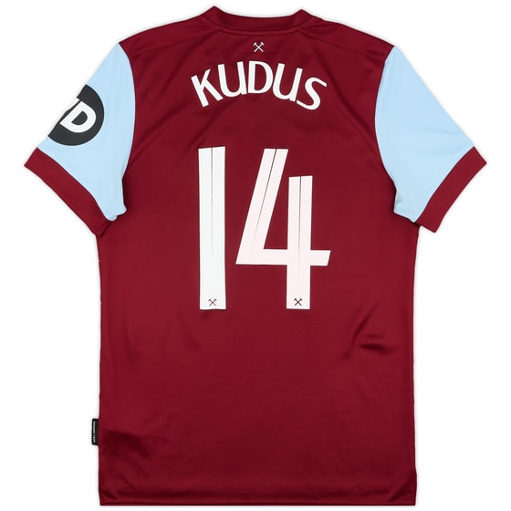 2023-24 West Ham United Home Shirt Kudus #14 - 8/10 - (M)
