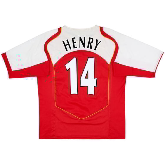 2004-05 Arsenal Home Shirt Henry #14 - 8/10 - (L)