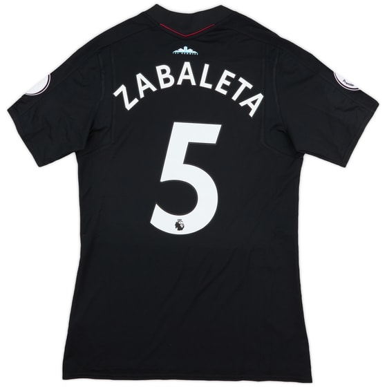 2017-18 West Ham Match Issue Away Shirt Zabaleta #5