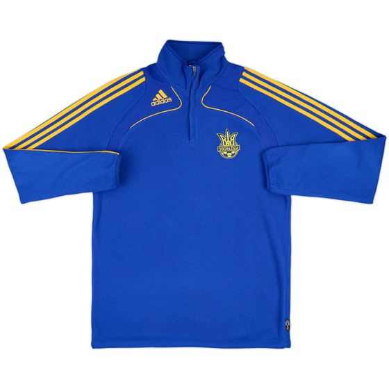 2010-12 Ukraine adidas 1/4 Zip Fleece Top - 10/10 - (M)