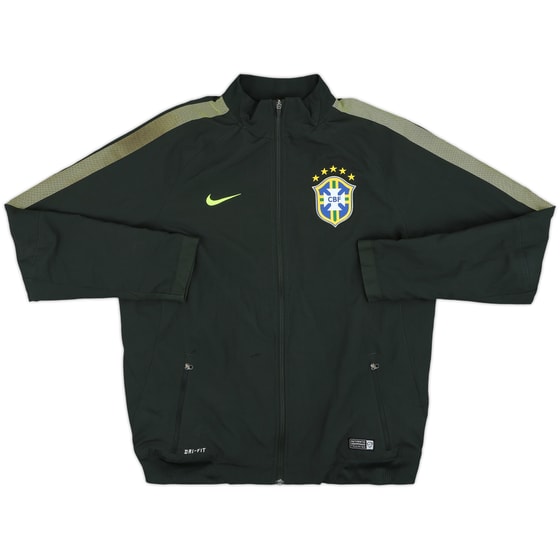 2014-15 Brazil Nike Track Jacket - 8/10 - (L)