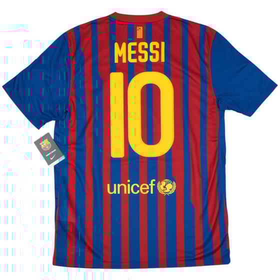 2011-12 Barcelona Home Shirt Messi #10 (M)