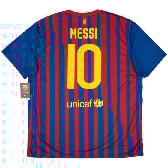 2011-12 Barcelona Home Shirt Messi #10 (XXL)