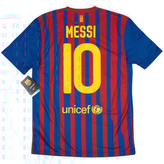2011-12 Barcelona Home Shirt Messi #10 (M)