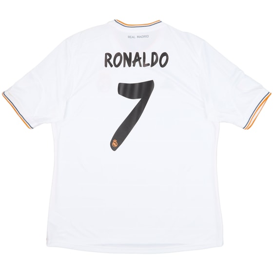 2013-14 Real Madrid Home Shirt Ronaldo #7 (XL)