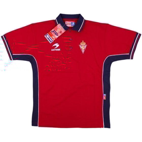 2008-09 Sporting Gijon Astore Polo Shirt (S)