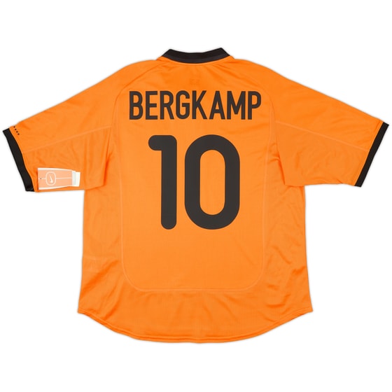 2000-02 Netherlands Home Shirt Bergkamp #10 (L)