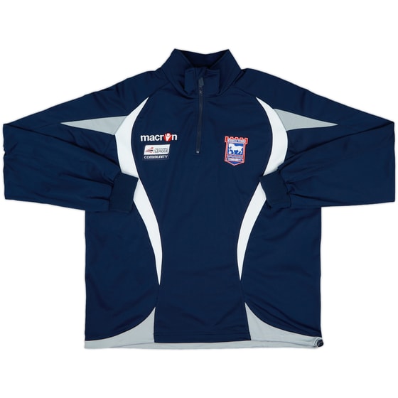 2000s Ipswich Macron 1/4 Zip Training Top - 8/10 - (L)