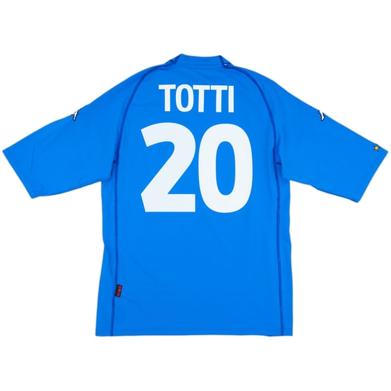2002 Italy Home Shirt Totti #20 (XXL)
