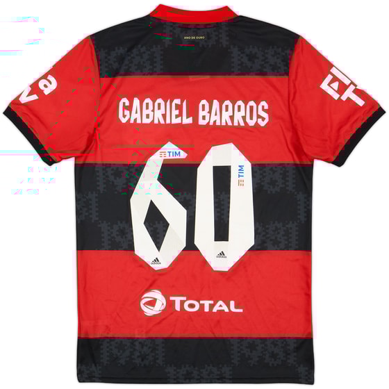 2021 Flamengo Home Shirt Gabriel Barros #60 (S)