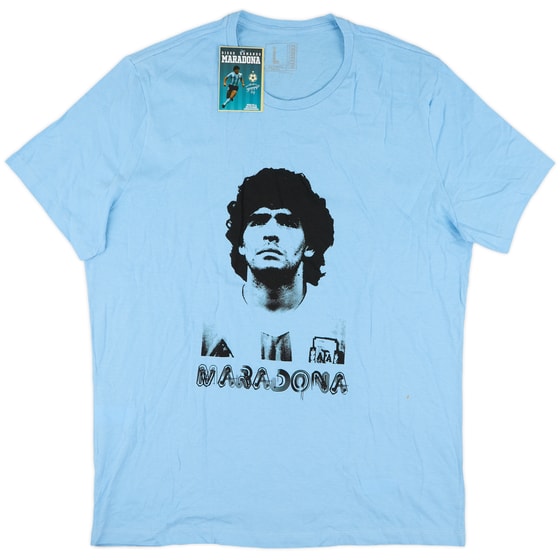2010s Star 10 Maradona Graphic Tee (L)