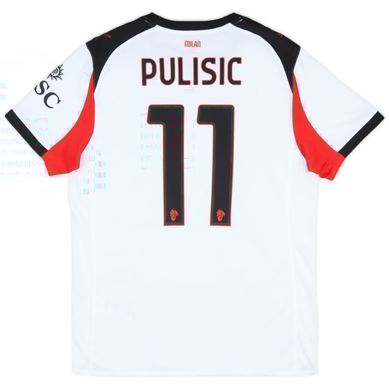 2025-26 AC Milan Authentic Away Shirt Pulisic #11