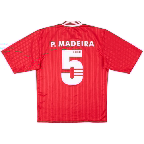 1997-98 Benfica Basic Home Shirt P. Madeira #5 - 6/10 - (S)