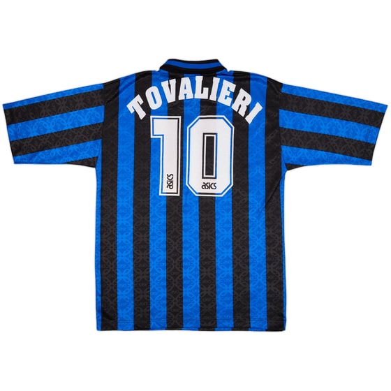 1995-96 Atalanta Home Shirt Tovalieri #10 - 9/10 - (L)