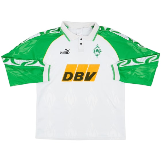 1995-96 Werder Bremen Home L/S Shirt - 6/10 - (M)
