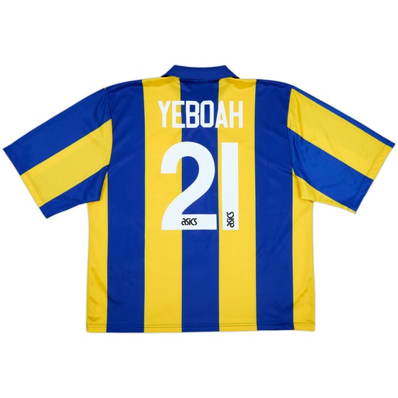 1993-95 Leeds United Away Shirt Yeboah #21 - 8/10 - (XXL)