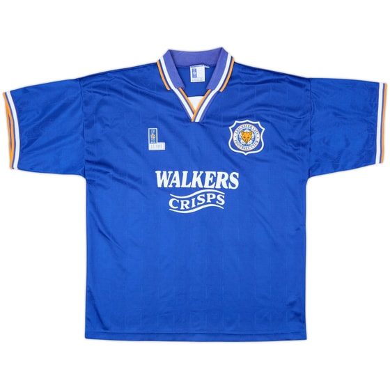 1994-96 Leicester Home Shirt - 8/10 - (XL)