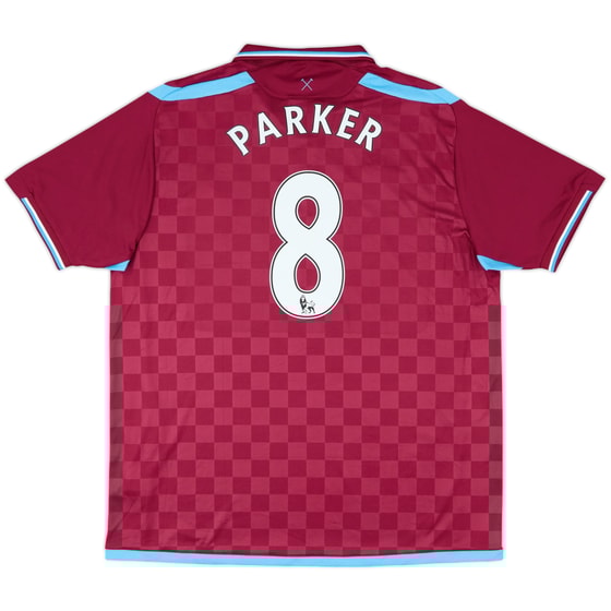 2009-10 West Ham Home Shirt Parker #8 - 8/10 - (XL)