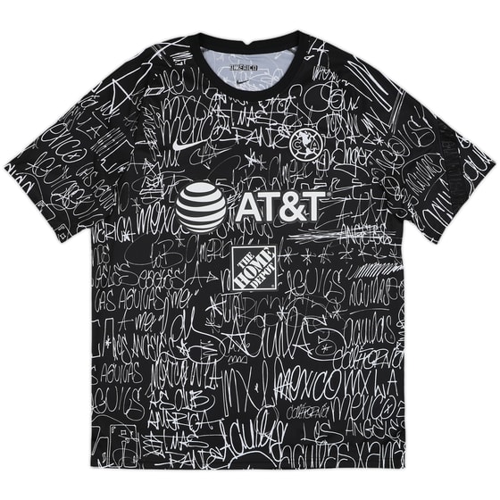 2021-22 Club America Nike Pre-Match Shirt - 8/10 - (XL)