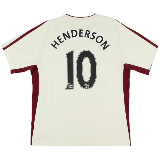 2010-11 Sunderland Away Shirt Henderson #10 - 8/10 - (XL)