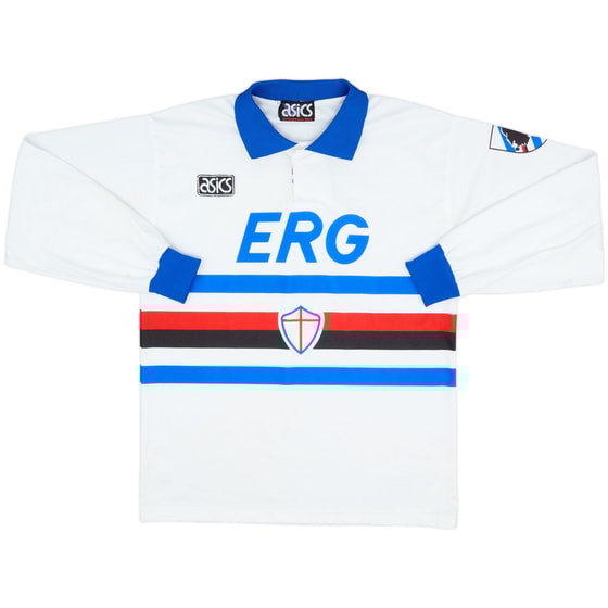 1992-94 Sampdoria Away L/S Shirt - 8/10 - (S)