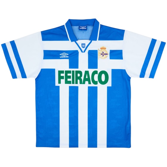 1994-97 Deportivo Home Shirt - 10/10 - (XL)