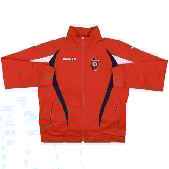 2010-11 Cagliari Macron Track Jacket - 9/10 - (M)