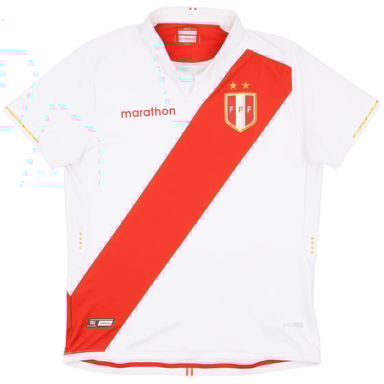 2019 Peru Home Shirt - 9/10 - (L)