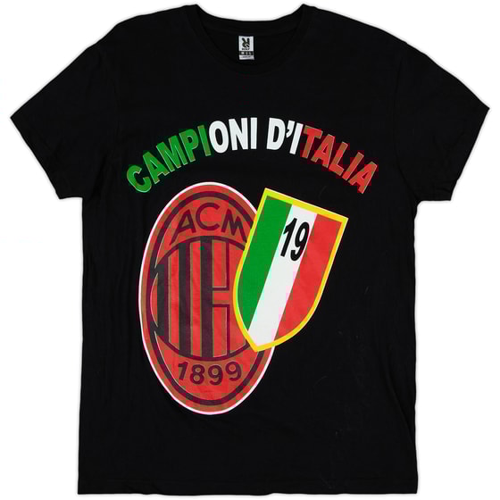 2010 AC Milan Graphic Tee - 10/10 - (Women's M)