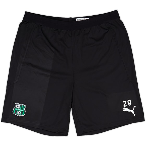 2021-22 Sassuolo Puma Player Issue Training Shorts #29 - 9/10 - (L)