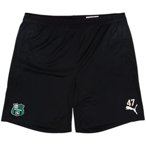 2021-22 Sassuolo Player Issue Puma Training Shorts #47 - 7/10 - (XL)