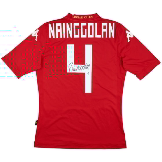 2013-14 Cagliari Signed Third Shirt Nainggolan #4 - 7/10 - (M)
