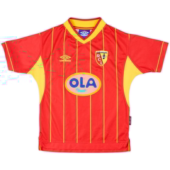 1999-00 Lens Home Shirt - 8/10 - (M.Boys)