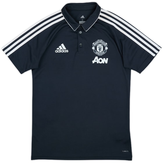 2017-18 Manchester United adidas Polo Shirt - 10/10 - (S)