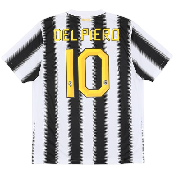 2011-12 Juventus Home Shirt Del Piero #10 - 8/10 - (L)