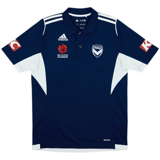 2014-15 Melbourne Victory adidas Polo Shirt - 9/10 - (M)