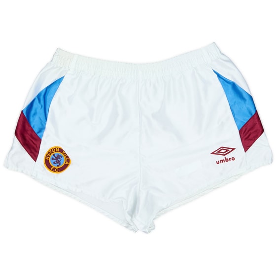1990-92 Aston Villa Home Shorts - 8/10 - (L)