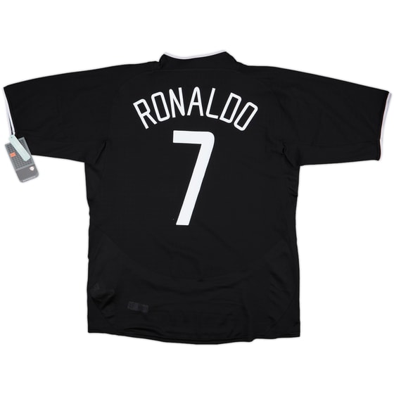 2003-05 Manchester United Away Shirt Ronaldo #7 (L)
