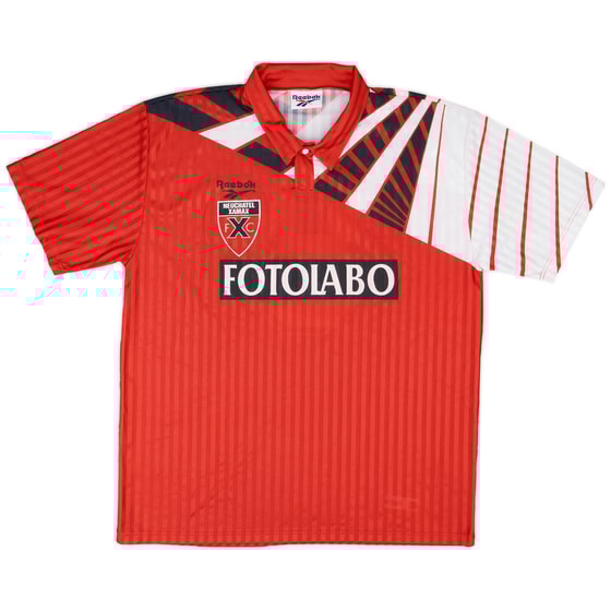 1995-96 Neuchatel Xamax Match Worn UEFA Cup Home Shirt #8 (Rothenbuhler)