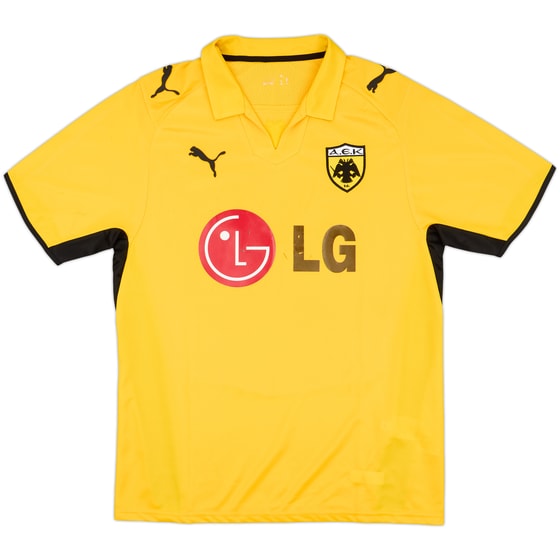 2008-09 AEK Athens Home Shirt - 5/10 - (M)