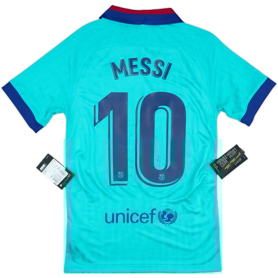 2019-20 Barcelona Third CL Shirt Messi #10 (XS)