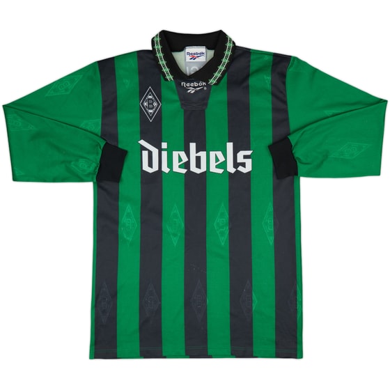 1995-96 Borussia Monchengladbach Away L/S Shirt - 7/10 - (M)