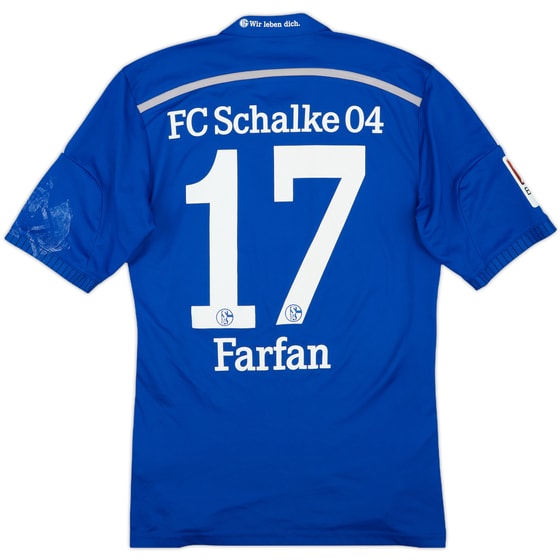 2014-16 Schalke Home Shirt Farfan #17 - 4/10 - (S)