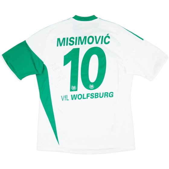 2009-10 Wolfsburg Signed Home Shirt Misimovic #10 - 6/10 - (L)