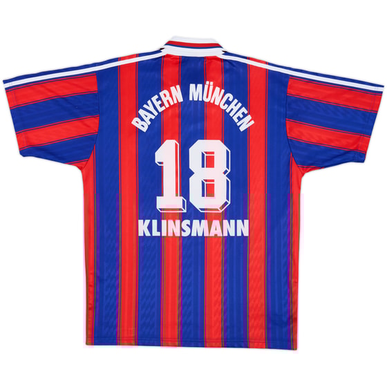 1995-97 Bayern Munich Home Shirt Klinsmann #18 - 8/10 - (M)
