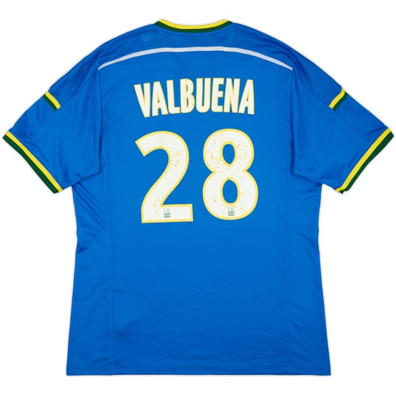 2013-14 Olympique Marseille Fourth Shirt Valbuena #28 - 7/10 - (XL)