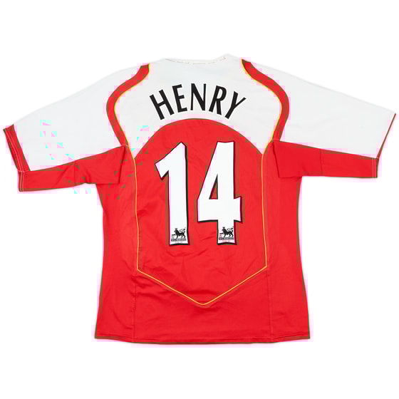 2004-05 Arsenal Home Shirt Henry #14 - 6/10 - (M)