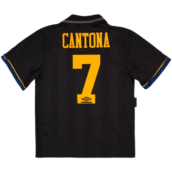 1993-95 Manchester United Away Shirt Cantona #7 - 9/10 - (M)