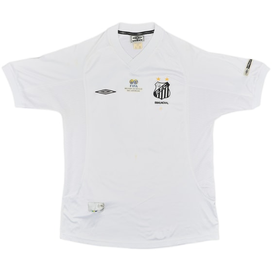 2001 Santos Home Shirt #10 - 5/10 - (L)