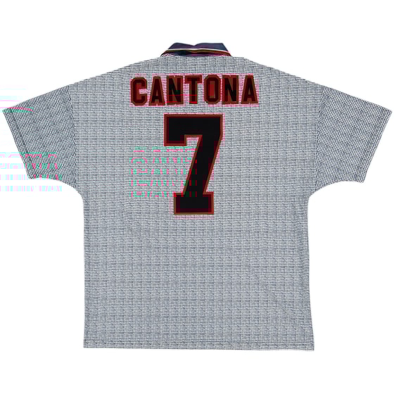1995-96 Manchester United Away Shirt Cantona #7 - 8/10 - (XL)